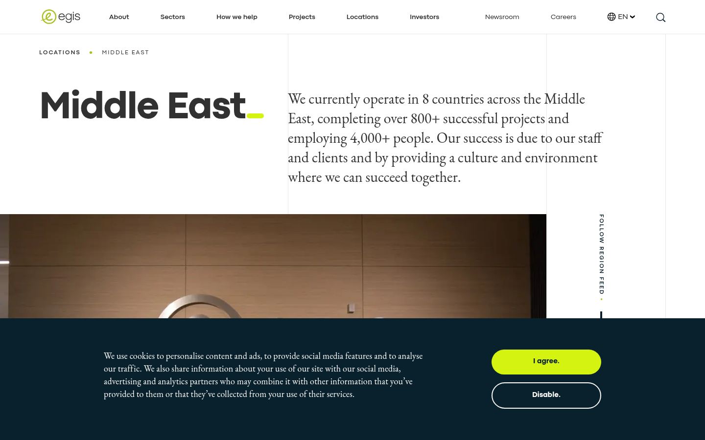 Egis Middle East &middot; HOMEPAGE_SCREENSHOT