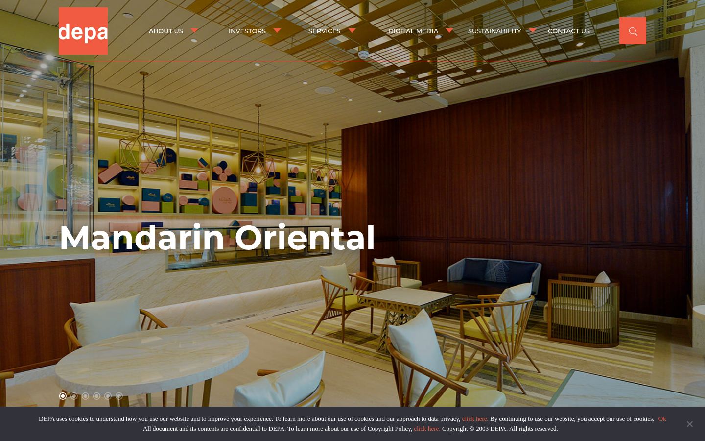 Depa Interiors · HOMEPAGE_SCREENSHOT