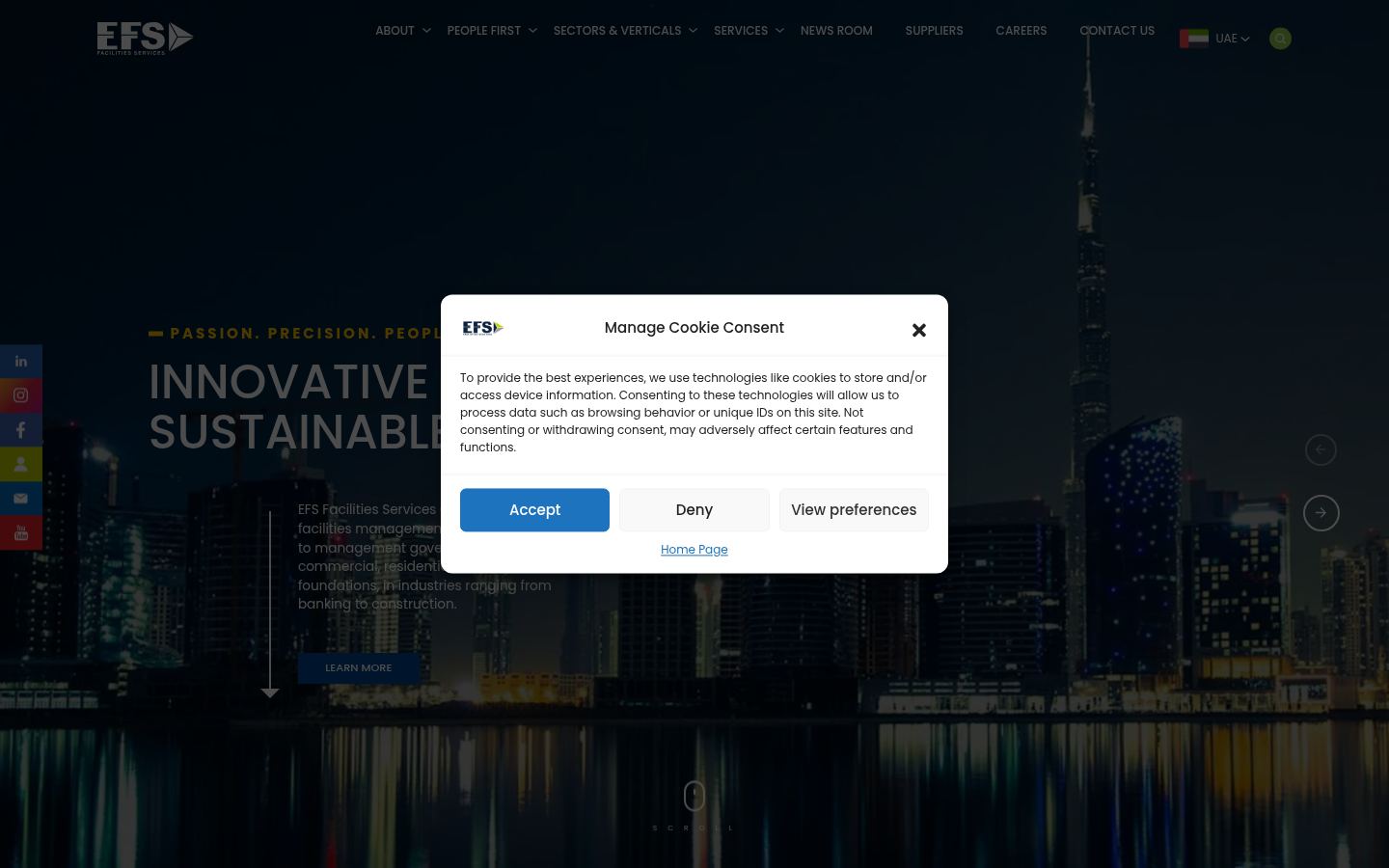 EFS Facilities Services &middot; HOMEPAGE_SCREENSHOT