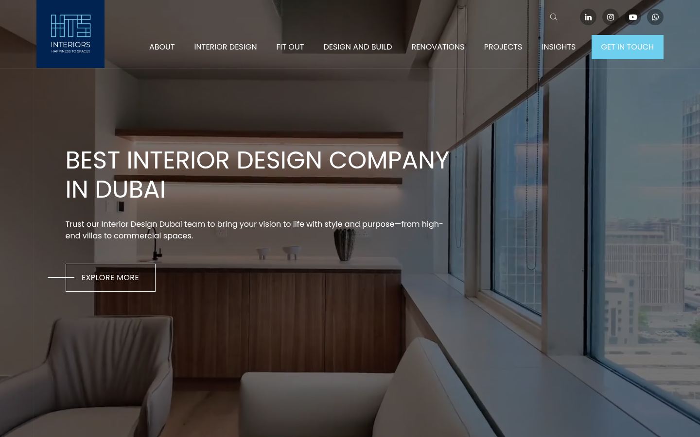 HTS Interiors &middot; HOMEPAGE_SCREENSHOT