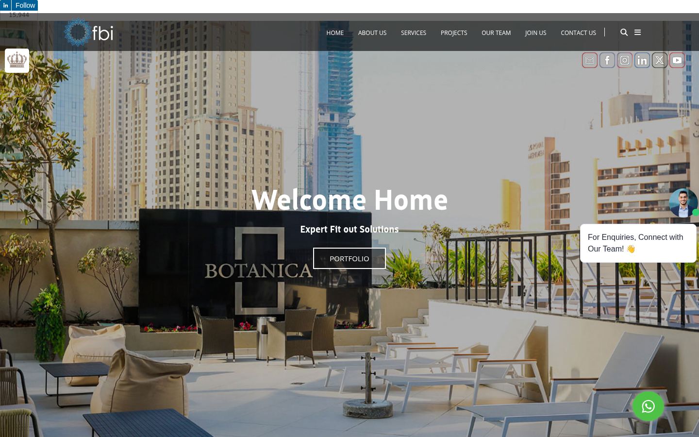 Fitout Bureau Interiors &middot; HOMEPAGE_SCREENSHOT