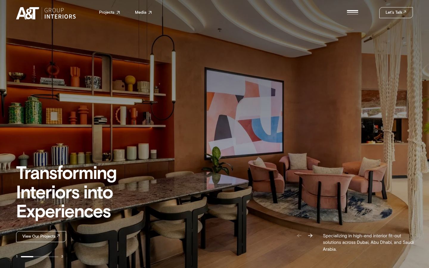 A&T Group Interiors &middot; HOMEPAGE_SCREENSHOT