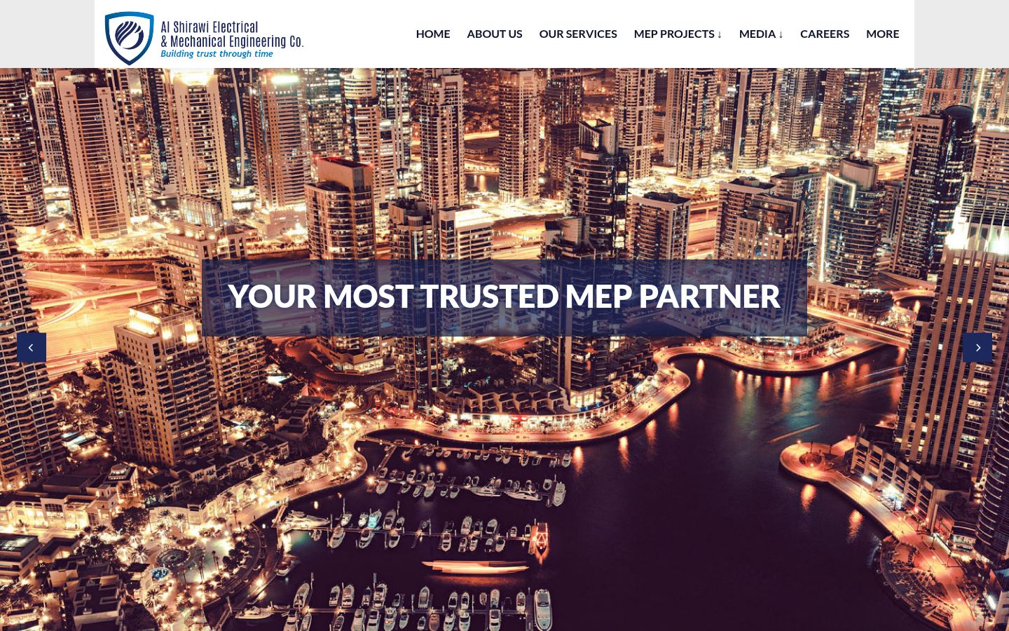 Al Shirawi Electrical & Mechanical Engineering &middot; HOMEPAGE_SCREENSHOT