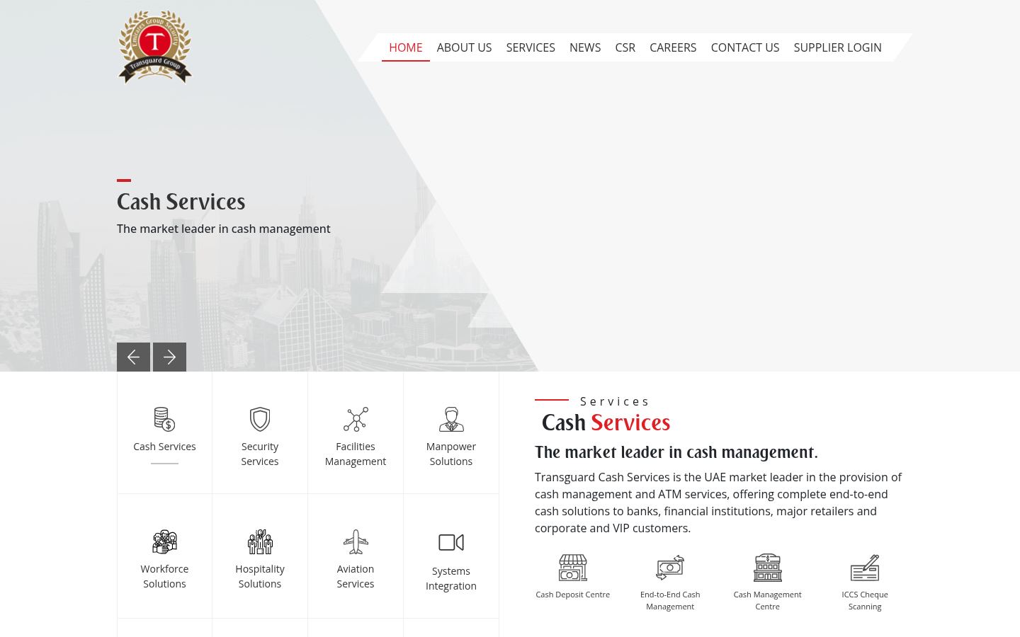 Transguard Facilities Management &middot; HOMEPAGE_SCREENSHOT
