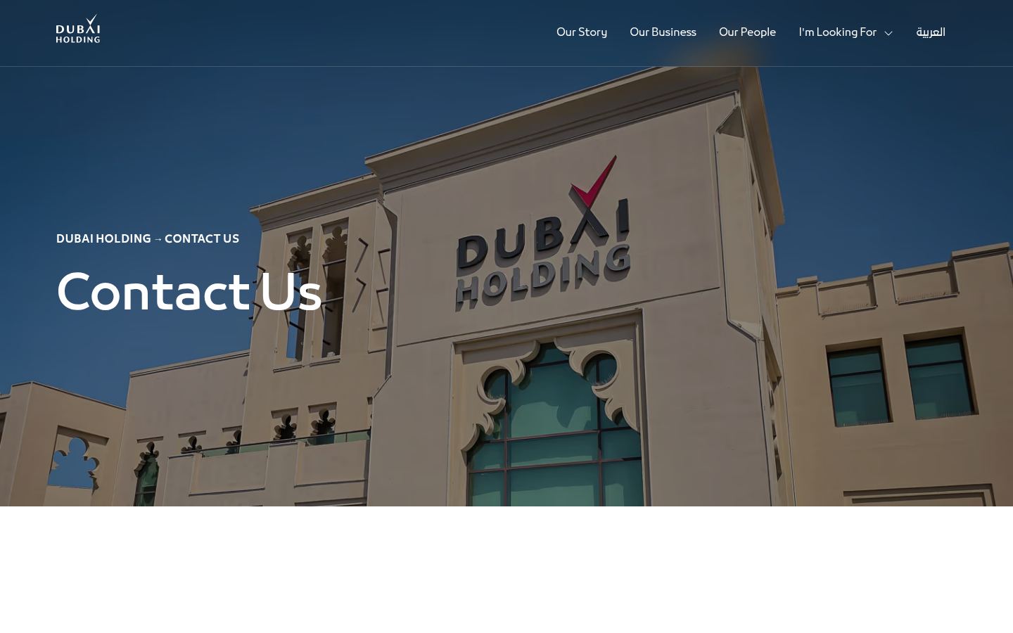 Dubai Holding Real Estate &middot; HOMEPAGE_SCREENSHOT