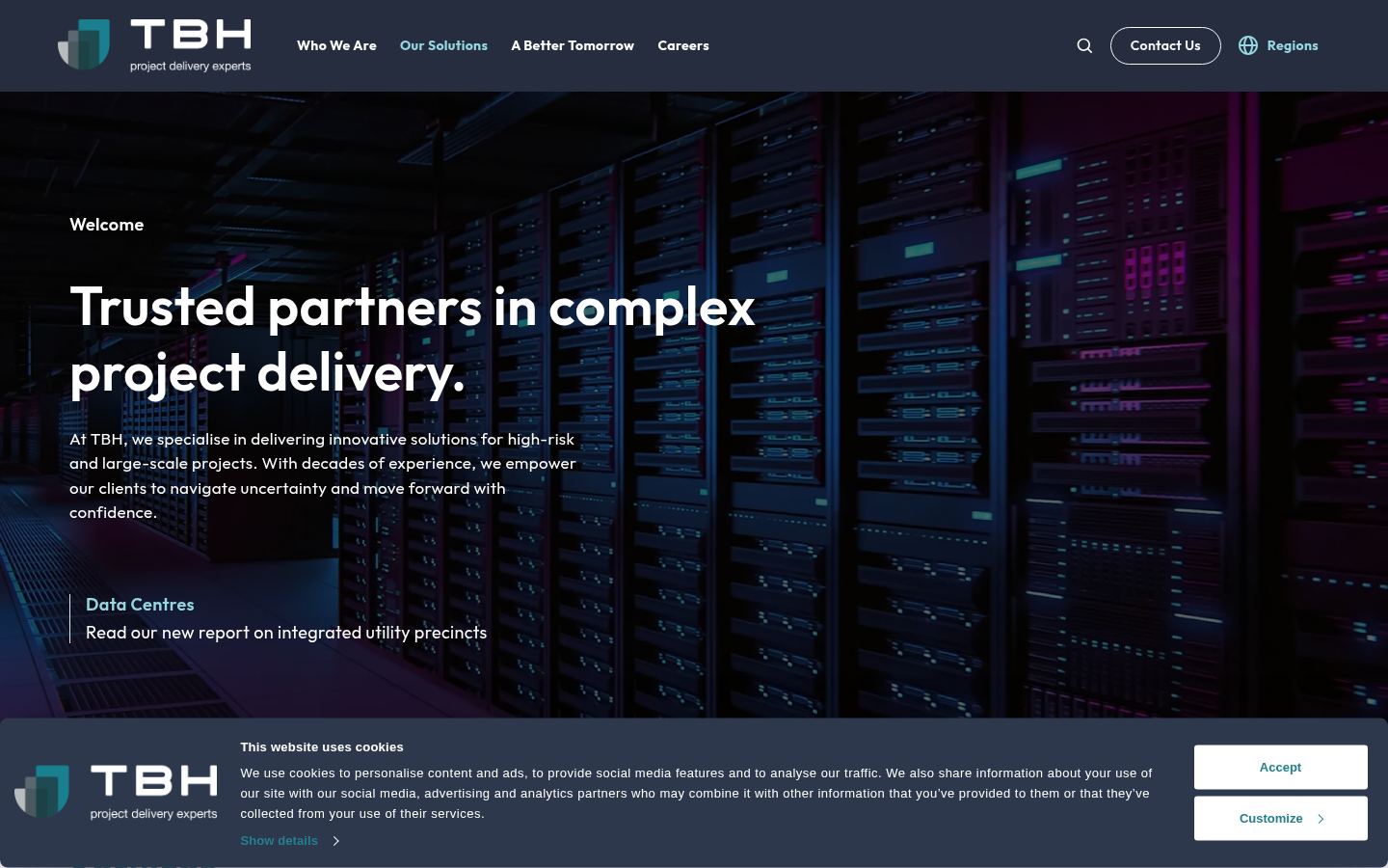 TBH Consultancy &middot; HOMEPAGE_SCREENSHOT