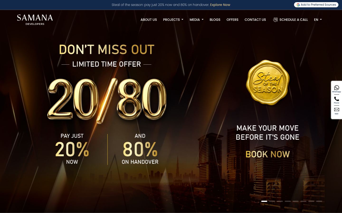 Samana Developers &middot; HOMEPAGE_SCREENSHOT