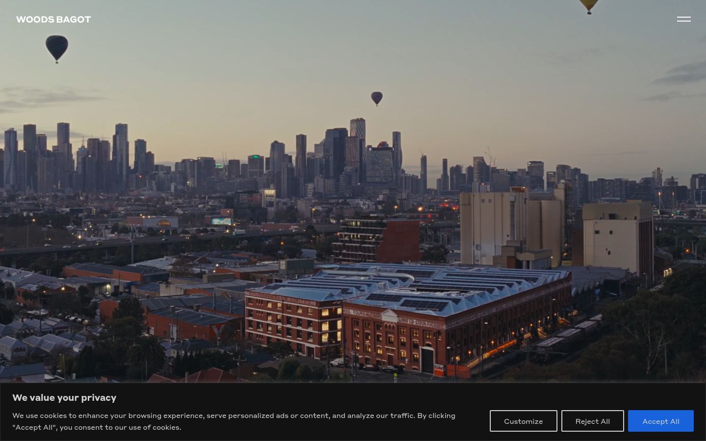 Woods Bagot &middot; HOMEPAGE_SCREENSHOT