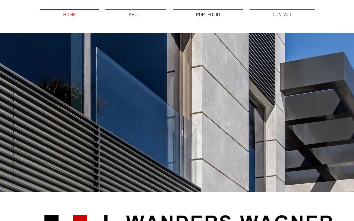 Wanders Wagner Architects &middot; HOMEPAGE_SCREENSHOT
