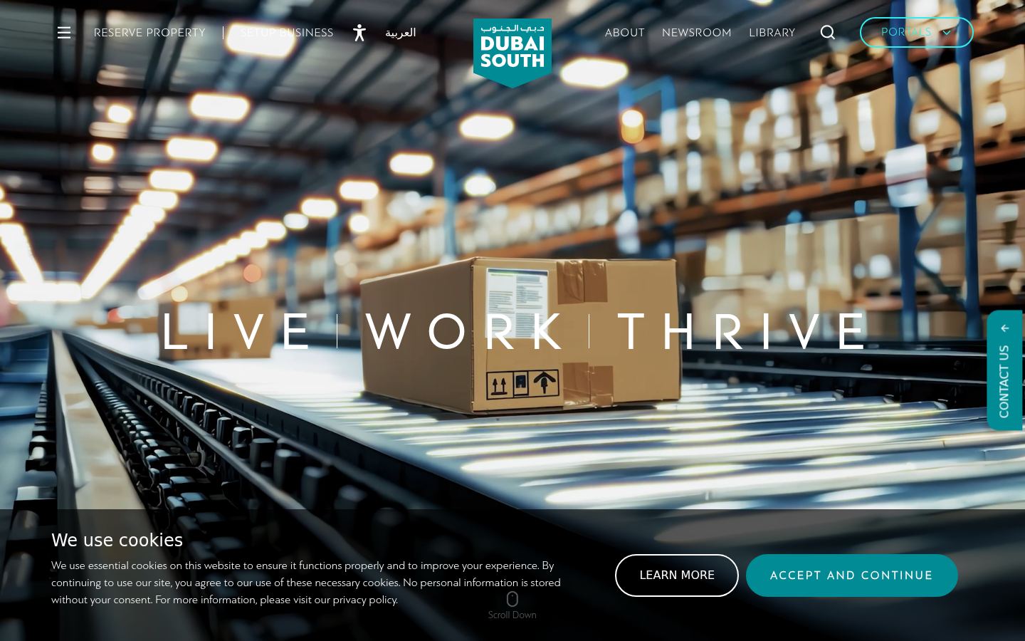 Dubai South Properties &middot; HOMEPAGE_SCREENSHOT