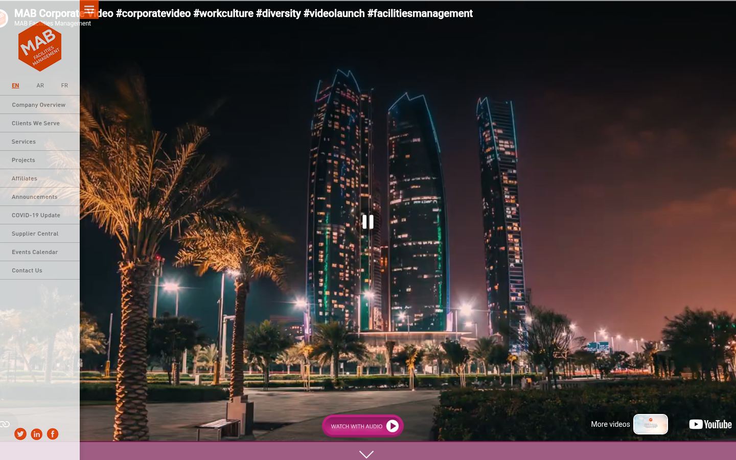 MAB Facilities Management · HOMEPAGE_SCREENSHOT