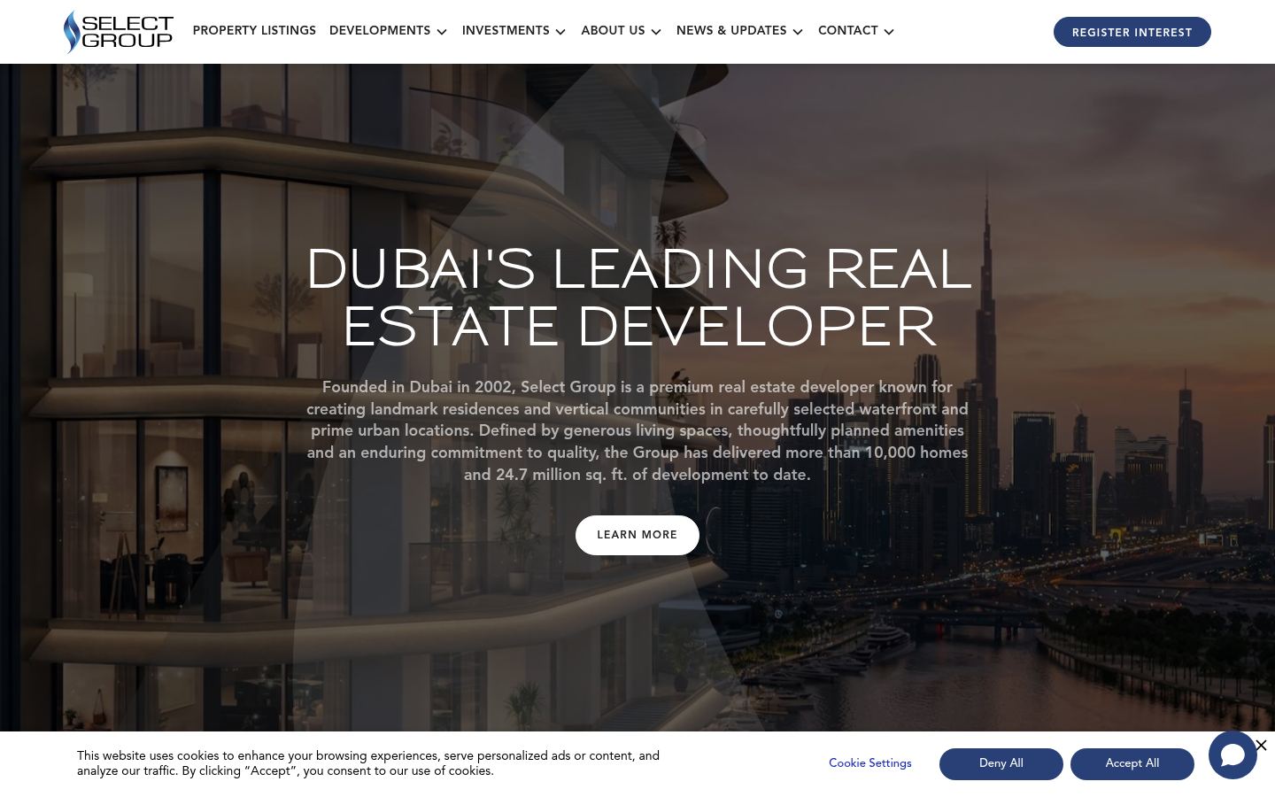 Select Group &middot; HOMEPAGE_SCREENSHOT
