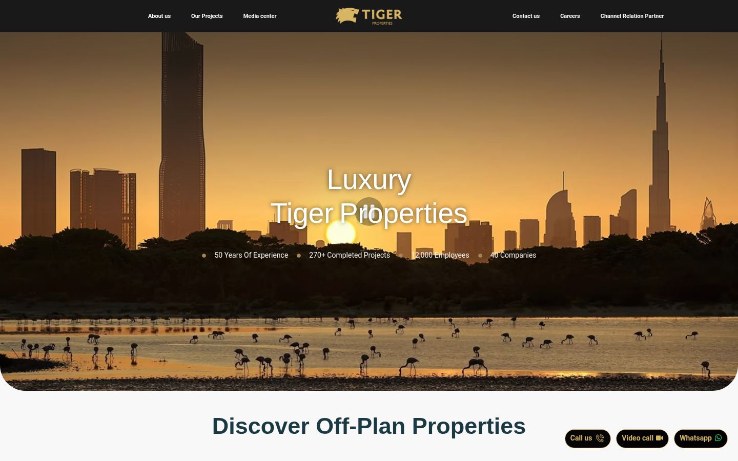 Tiger Properties &middot; HOMEPAGE_SCREENSHOT