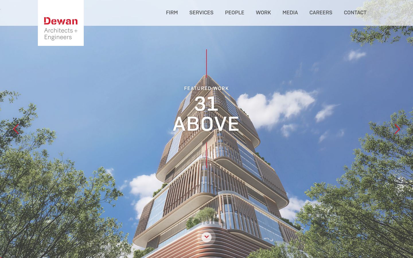 Dewan Architects + Engineers · HOMEPAGE_SCREENSHOT