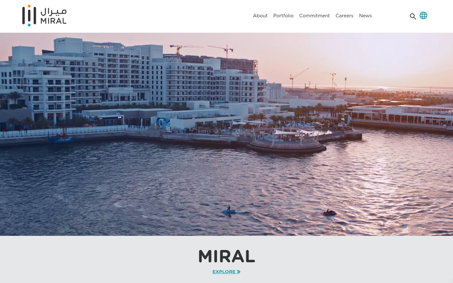 Miral &middot; HOMEPAGE_SCREENSHOT